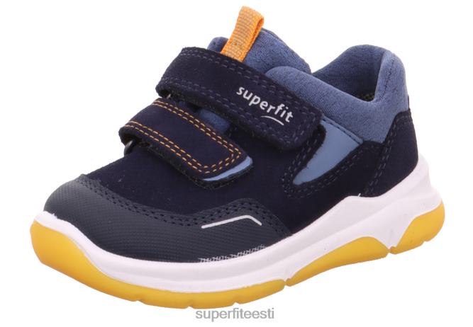 Superfit beebid cooper - takjakinnitusega madalad tossud 6TFB8283 madalad tossud sinine/oranž - Image 1