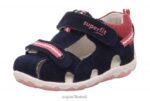 Superfit beebid fanni - takjakinnitusega sandaal 6TFB8173 sandaalid sinine/roosa