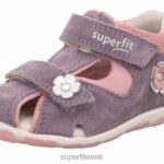 Superfit beebid fanni - takjakinnitusega sandaal 6TFB8177 sandaalid lilla/roosa