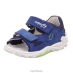 Superfit beebid flow - takjakinnitusega sandaal 6TFB8179 sandaalid sinine/heleroheline
