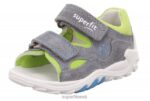Superfit beebid flow - takjakinnitusega sandaal 6TFB8188 sandaalid helehall/heleroheline