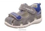 Superfit beebid freddy - takjakinnitusega sandaal 6TFB8167 sandaalid helehall/sinine