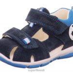Superfit beebid freddy - takjakinnitusega sandaal 6TFB8223 sandaalid sinine/türkiissinine