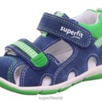 Superfit beebid freddy - takjakinnitusega sandaal 6TFB8232 sandaalid sinine Roheline