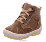 Superfit beebid groovy - nööriga saapad 6TFB8464 saapad pruun/kollane