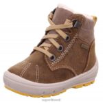 Superfit beebid groovy - nööriga saapad 6TFB8464 saapad pruun/kollane
