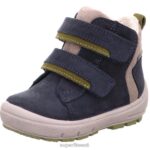 Superfit beebid groovy - takjakinnitusega saabas 6TFB8444 saapad sinine/kollane