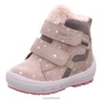 Superfit beebid groovy - takjakinnitusega saabas 6TFB8453 saapad beež/hall