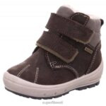 Superfit beebid groovy - takjakinnitusega saabas 6TFB8470 saapad pruun/hall