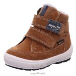 Superfit beebid groovy - takjakinnitusega saabas 6TFB8473 saapad pruun/sinine