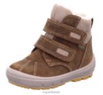 Superfit beebid groovy - takjakinnitusega saabas 6TFB8480 saapad pruun/beež
