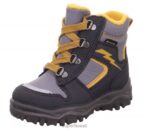 Superfit beebid husky1 - nööriga saabas 6TFB8458 saapad hall/kollane