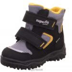 Superfit beebid husky1 - takjakinnitusega saabas 6TFB8454 saapad must/kollane