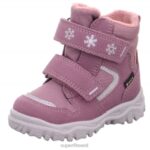 Superfit beebid husky1 - takjakinnitusega saabas 6TFB8475 saapad lilla/roosa