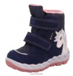 Superfit beebid icebird - takjakinnitusega saabas 6TFB8471 saapad sinine/roosa