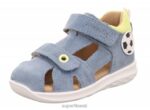 Superfit beebid kimalane - takjakinnitusega sandaal 6TFB8195 sandaalid sinine/kollane