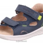 Superfit beebid laguun - takjakinnitusega sandaal 6TFB8219 sandaalid sinine Roheline