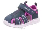 Superfit beebid laine - takjakinnitusega sandaal 6TFB8193 sandaalid sinine/lilla