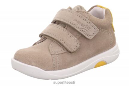 Superfit beebid lillo - takjakinnitusega madalad tossud 6TFB8312 madalad tossud beež/kollane