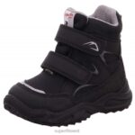 Superfit beebid liustik - takjakinnitusega saabas 6TFB8472 saapad must/helehall