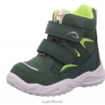 Superfit beebid liustik - takjakinnitusega saabas 6TFB8483 saapad roheline/heleroheline