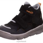 Superfit beebid mars - takjakinnitusega saabas 6TFB8456 saapad must/oranž