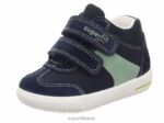 Superfit beebid moppy - takjakinnitusega madalad tossud 6TFB8245 madalad tossud sinine/heleroheline
