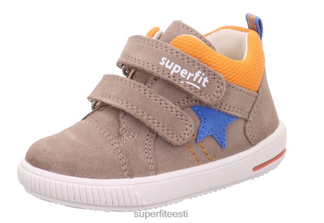 Superfit beebid moppy - takjakinnitusega madalad tossud 6TFB8294 madalad tossud beež/oranž - Image 1