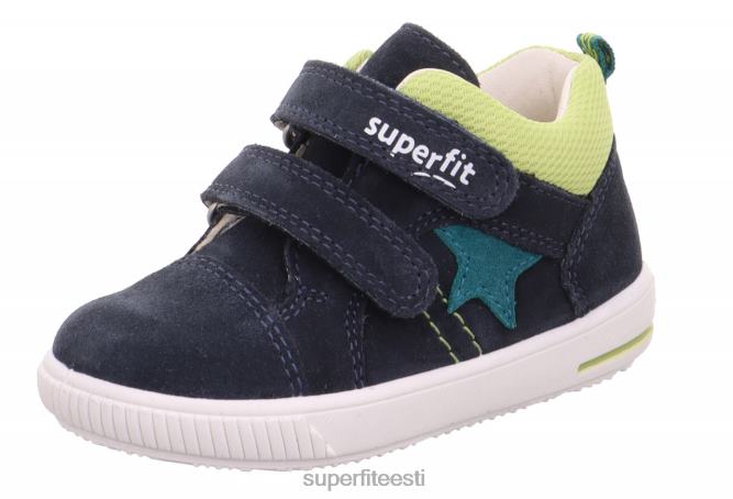Superfit beebid moppy - takjakinnitusega madalad tossud 6TFB8344 madalad tossud sinine/heleroheline - Image 1