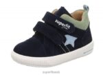Superfit beebid moppy - takjakinnitusega madalad tossud 6TFB8352 madalad tossud sinine/heleroheline