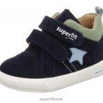 Superfit beebid moppy - takjakinnitusega madalad tossud 6TFB8352 madalad tossud sinine/heleroheline