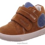 Superfit beebid moppy - takjakinnitusega madalad tossud 6TFB8376 madalad tossud pruun/sinine