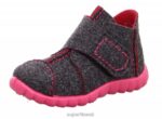 Superfit beebid õnnelik - takjakinnitusega suss 6TFB8127 sussid hall/roosa