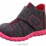 Superfit beebid õnnelik - takjakinnitusega suss 6TFB8127 sussid hall/roosa