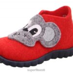 Superfit beebid õnnelik - takjakinnitusega suss 6TFB8156 sussid punane kombi