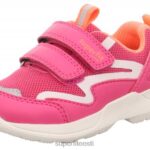 Superfit beebid rush - tossud madalad takjakinnitusega 6TFB8261 madalad tossud roosa/oranž