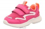 Superfit beebid rush - tossud madalad takjakinnitusega 6TFB8261 madalad tossud roosa/oranž