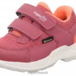 Superfit beebid rush - tossud madalad takjakinnitusega 6TFB8332 madalad tossud roosa/oranž