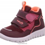 Superfit beebid sport7 mini - kõrged tossud takjakinnitusega 6TFB8273 kõrged tossud punane/oranž