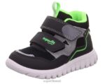 Superfit beebid sport7 mini - kõrged tossud takjakinnitusega 6TFB8401 kõrged tossud must/roheline