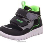 Superfit beebid sport7 mini - kõrged tossud takjakinnitusega 6TFB8401 kõrged tossud must/roheline