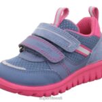 Superfit beebid sport7 mini - madalad tossud takjakinnitusega 6TFB8238 madalad tossud sinine/roosa