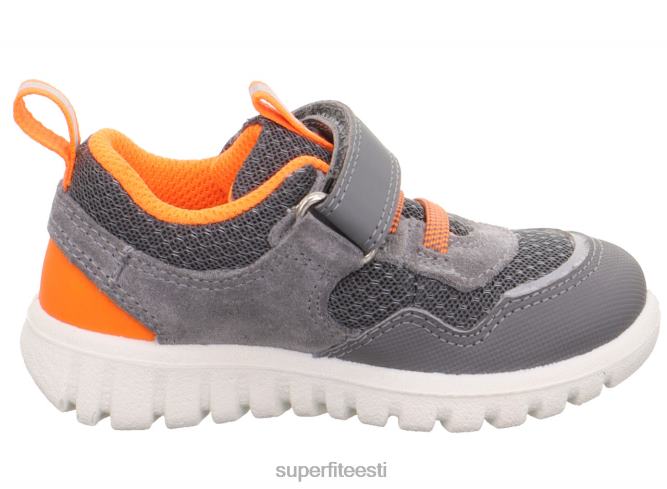 Superfit beebid sport7 mini - madalad tossud takjakinnitusega 6TFB8348 madalad tossud helehall/oranž - Image 2
