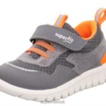 Superfit beebid sport7 mini - madalad tossud takjakinnitusega 6TFB8348 madalad tossud helehall/oranž