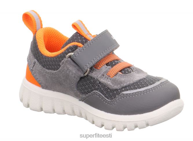 Superfit beebid sport7 mini - madalad tossud takjakinnitusega 6TFB8348 madalad tossud helehall/oranž - Image 4
