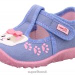 Superfit beebid täpiline - takjakinnitusega suss 6TFB854 sussid sinine/roosa