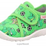 Superfit beebid täpiline - takjakinnitusega suss 6TFB865 sussid roheline/mitmevärviline