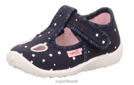 Superfit beebid täpiline - takjakinnitusega suss 6TFB893 sussid tumesinine/hõbedane