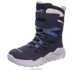 Superfit lapsed & teismelised rakett - takjakinnitusega saabas 6TFB8922 saapad sinine/helehall