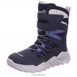 Superfit lapsed & teismelised rakett - takjakinnitusega saabas 6TFB8922 saapad sinine/helehall